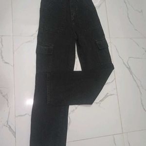 Black Straight Jeans