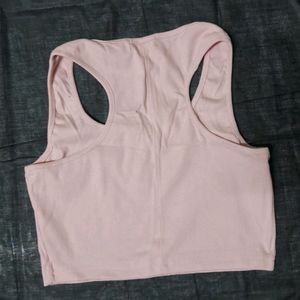 Sleeves Less- Sports, Tank, Crop Top