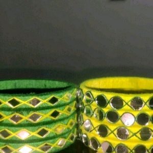 Neon Green Bangles 💚💛