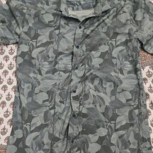 Boys Green Leaf Shirt