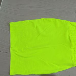 Neon Green Mini Dress - XS SIZE