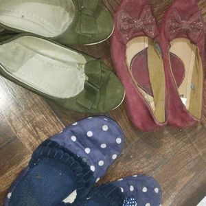 Used Footwear Combo Of 3 Pair