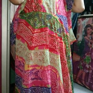 अनारकली कुर्ती दुपट्टा Top  Formal PantStrip Kurti