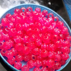Pink Beads Pack Of 50 Pieces