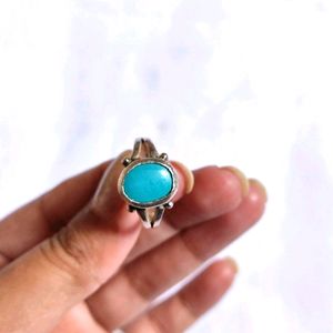 Firoza  Turquoise  Gemstone Ring