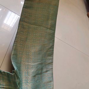 Aqua Green Kanjeewaram Look New Saree ♥️