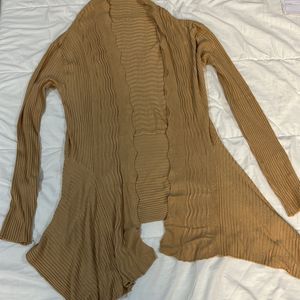 Women Ribbed Shrug