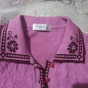 Korean Pretty Pink Sweater