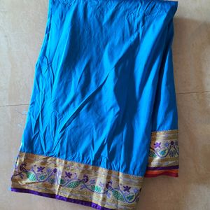 Pithani saree in blue