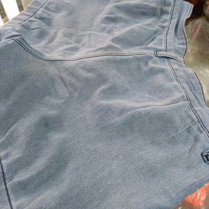 Cotton Denim Blue Shorts