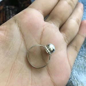 Real 925 Silver Pearl Ring 🦪🤍