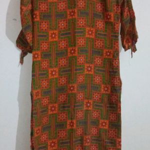 Printed Straight Kurta