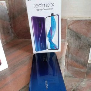 Realme X 4/128 Blue 💙 With Box, Charger, Ca