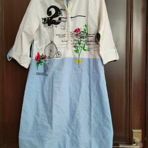 Short Kurti With Back Design