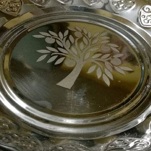 Stainless Steel Pooja Thali Plate