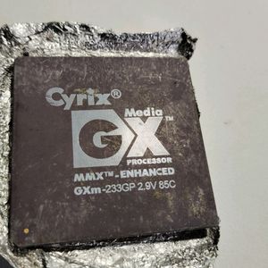 Antique CPU Mediagx From Cyrix