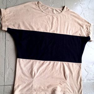 Oversized double colored T shirt