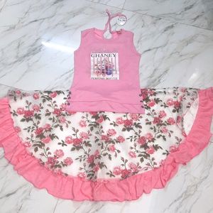 Girls Dress Pink Colour