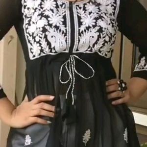 Chikankari Kurti/ Tonic