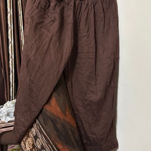 Chocolate, brown, cotton suit