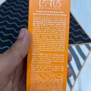 Lotus Botanicals SPF 50 Sunscreen Serum