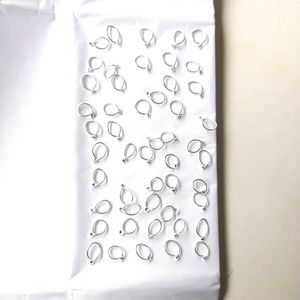925 pure silver ear and nose pin/Earings 1 pair