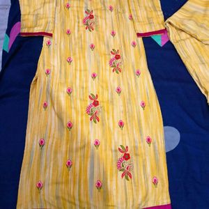 Cotton Kurti And Pant Set