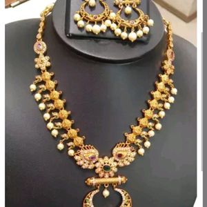 Chandhbali Necklace Set