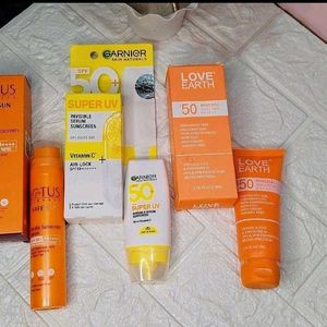 Combo Of Three Brand New Sunscreen 💛