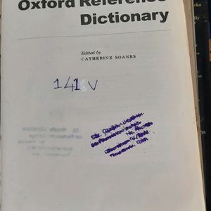 COMPACT OXFORD REFERENCE DICTIONARY.