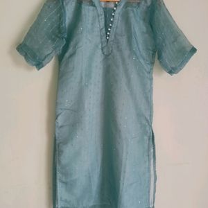 New Powder Blue Kurti