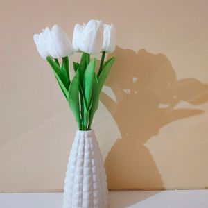 Tulip Flower With Corn Vase