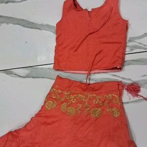 Skirt And Top For Girls