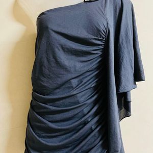 Korean Designer One Shoulder Kaptan Piece