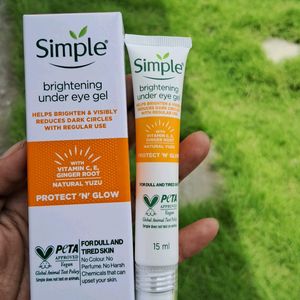 Simple Brightening Under Eye Gel