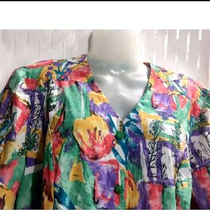 XL Size V Neck Shirt Top For Women L/25