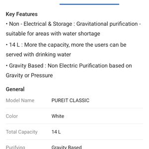 Pure It Classic Water Purifier| FILTER