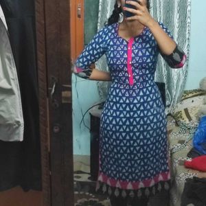 Blue Kurta Pajami Women