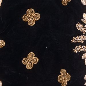 Velvet Zardosi Black Blouse