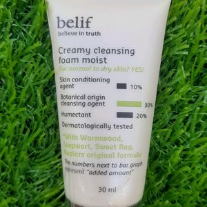 Belif Creamy Cleansing Foam Moist