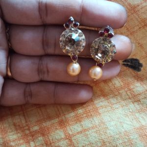 Stone Rings(pack Of 4)& Earrings(pack 1)