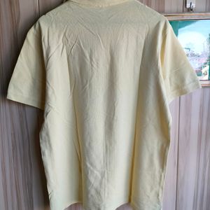 Adidas Light Yellow Polo T-Shirt