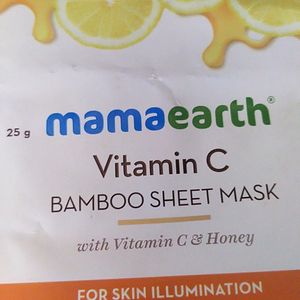 Mamaearth Vitamin C Bamboo Sheet Mask