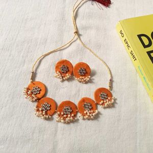 Fabric Jewellery Set