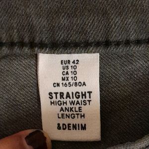 Washed Grey H&M Jeans