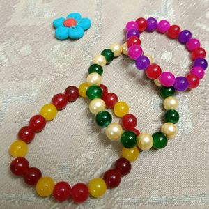 Multicolored Bracelet Combo Of 6