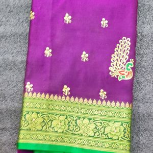 Banarasi Silk With Embroidery 🪡