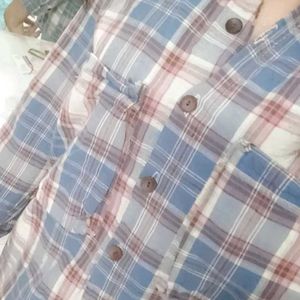 Women Check Shirt