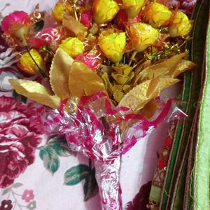 Wedding Saree+Flower