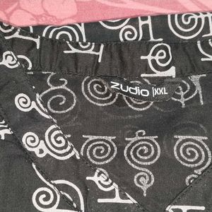 Women Black Print Kurta